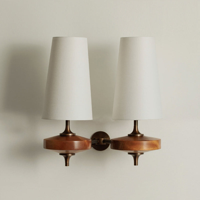 Nydorisra Vintage Vägglampa - 2 Armar Vit