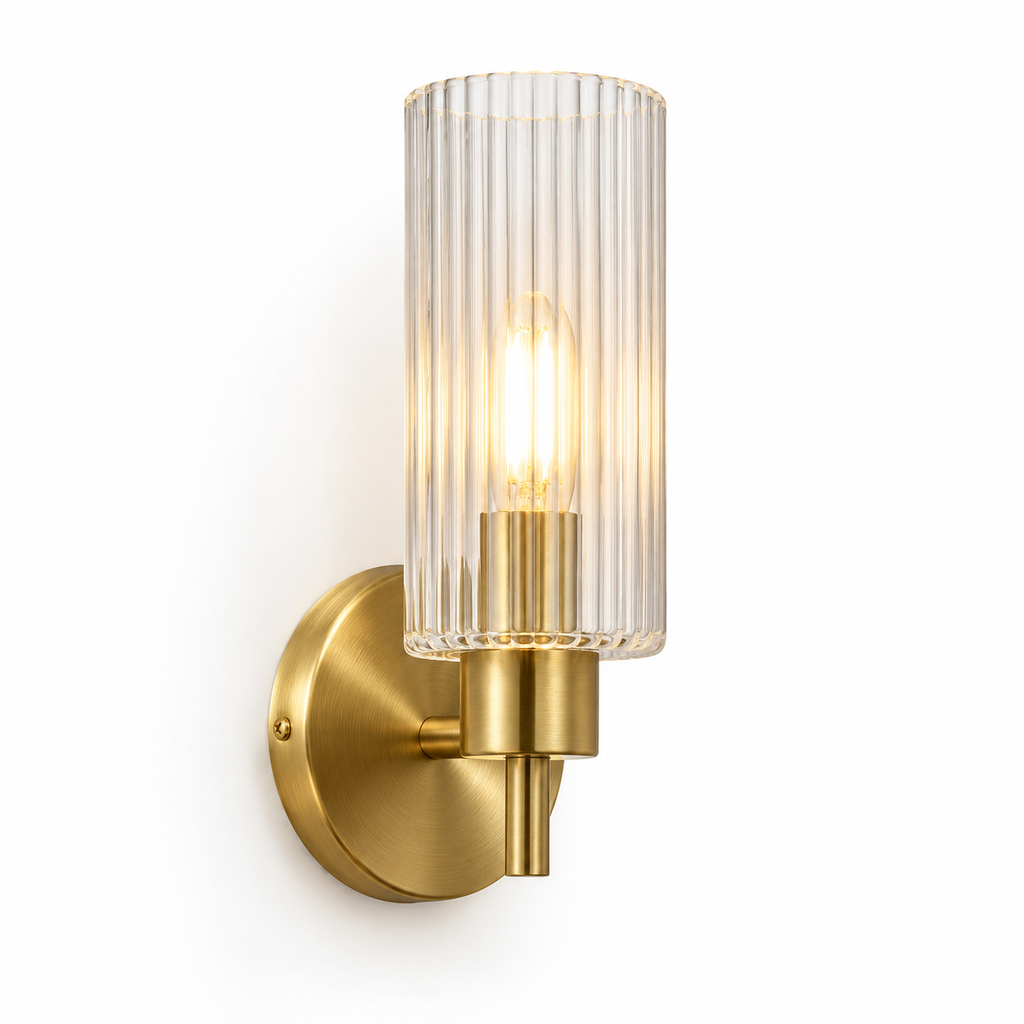 Nilvia Räfflad Badrumslampa – SWEDOMY