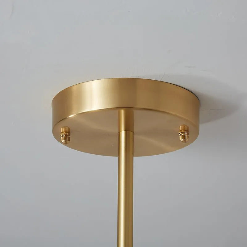 Blikuvo Mässing Sputnik-lampa