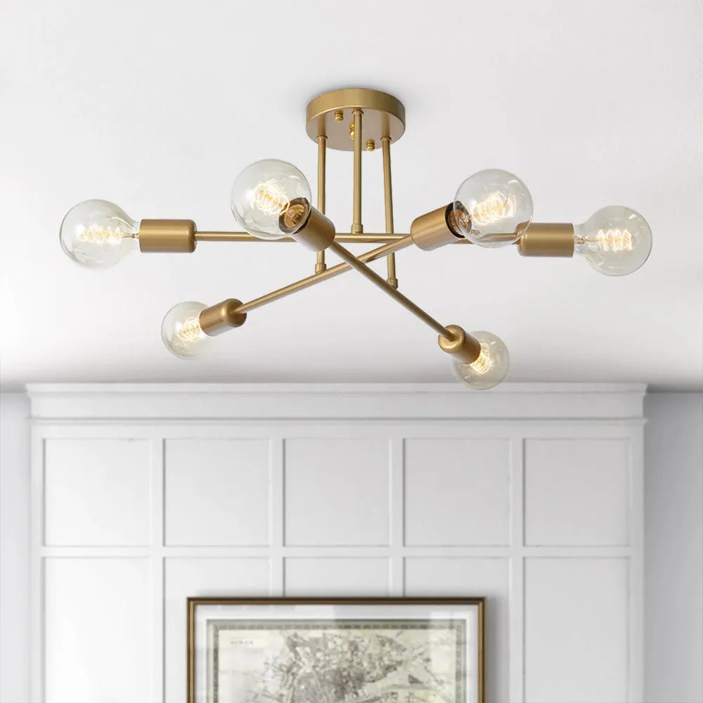 Vallin Modern Mässinglampa