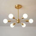 Blikuvo Mässing Sputnik-lampa