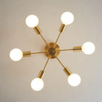 Blikuvo Mässing Sputnik-lampa